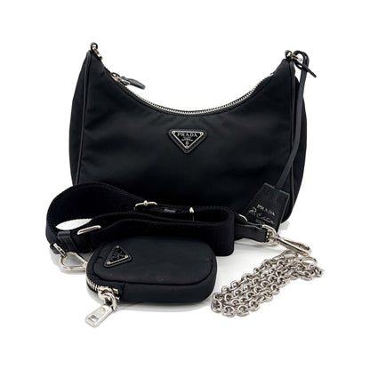 Prada Re-Edition 2005 Tessuto, Black, Nylon, Shoulder Bag