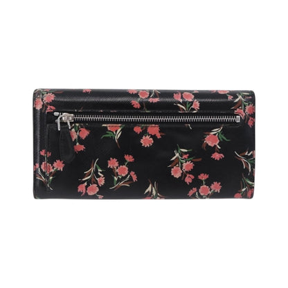 Prada Saffiano Leather, Black, Leather, Wallet