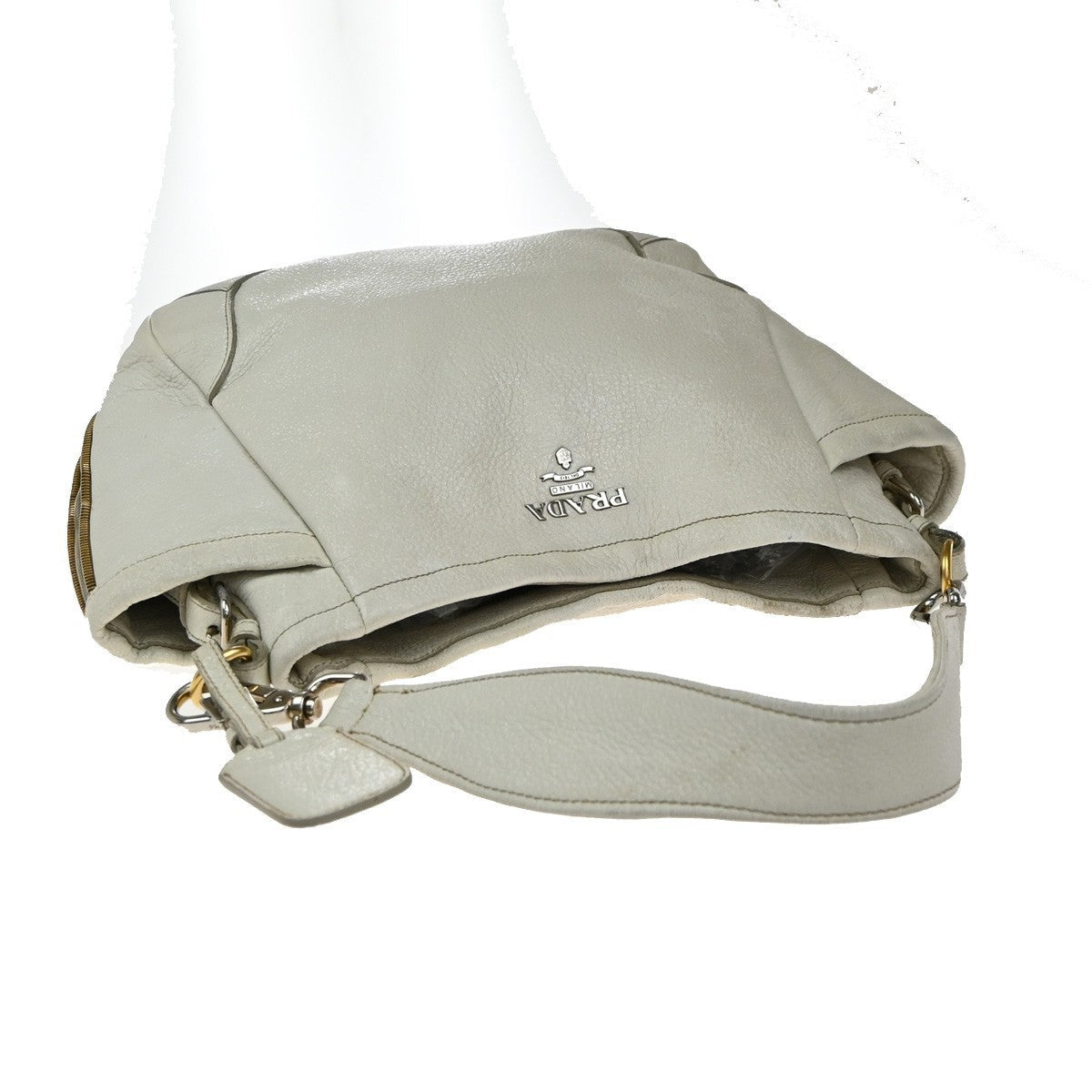 Prada Side Pocket Zip Hobo - Brandsamsara