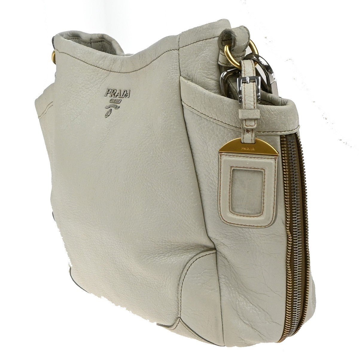 Prada Side Pocket Zip Hobo - Brandsamsara