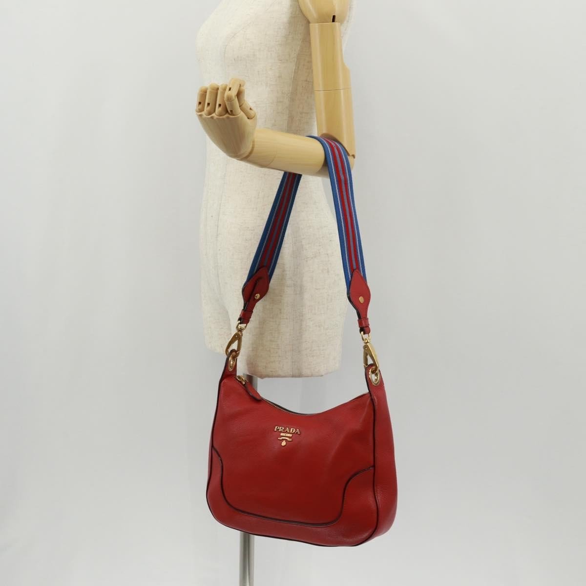 Prada Striped Strap Zip Hobo - Brandsamsara