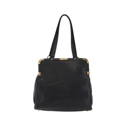Prada Tote Leather, Black, Leather, Tote Bag