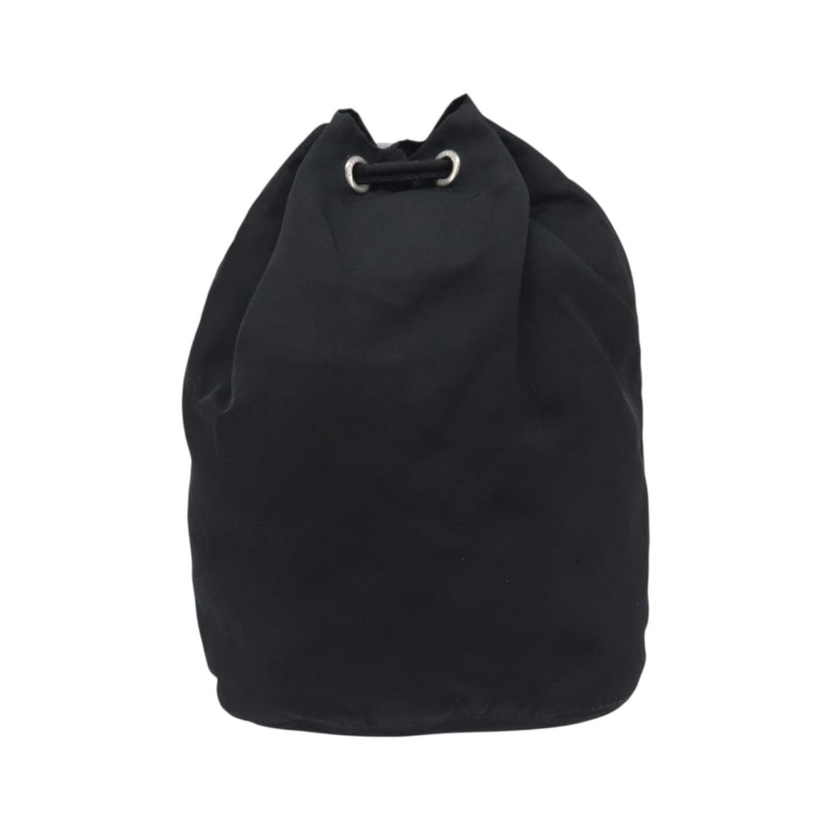 Prada Vela Drawstring Bucket Wristlet Tessuto, Black, Nylon, Clutch