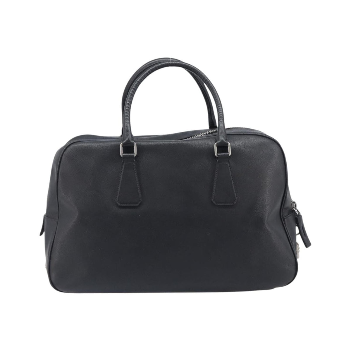 Prada Vintage Leather, Black, Leather, Handbag