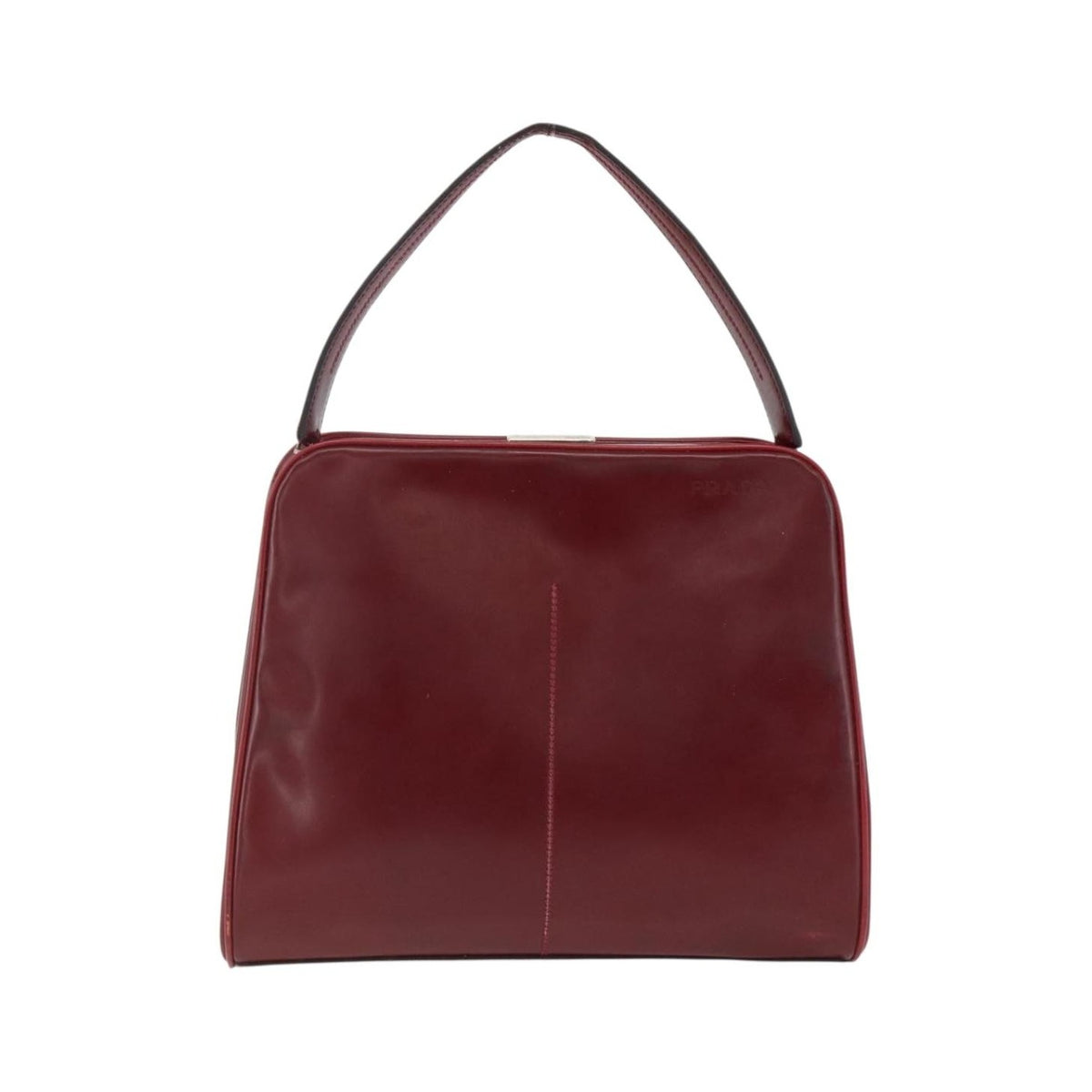 Prada Vintage Leather, Burgundy, Leather, Handbag