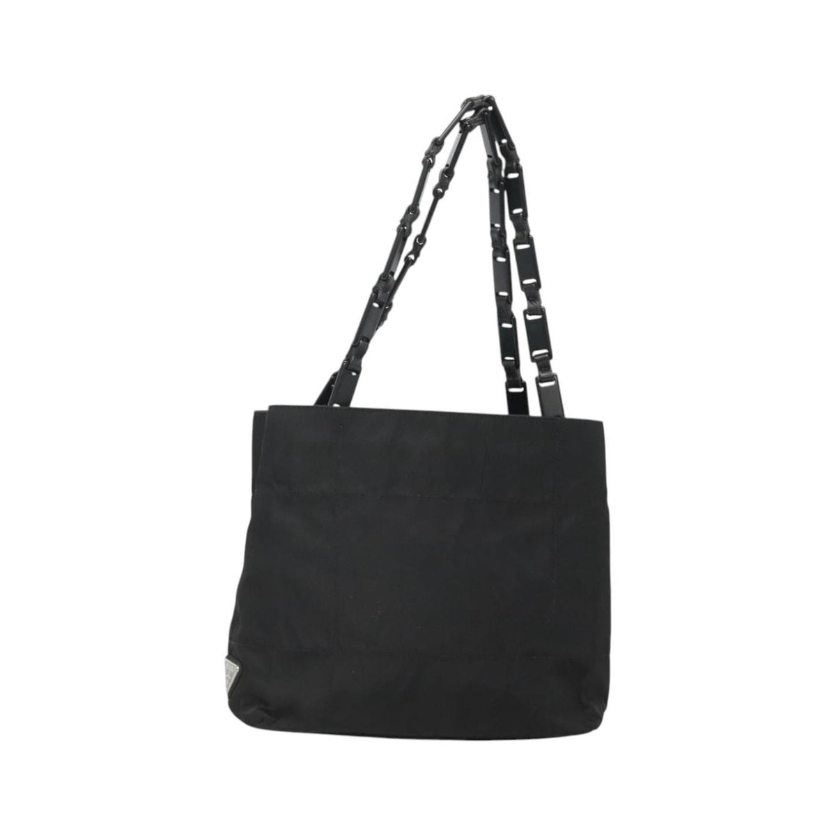 Prada Vintage Tessuto, Black, Nylon, Handbag