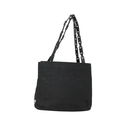 Prada Vintage Tessuto, Black, Nylon, Handbag