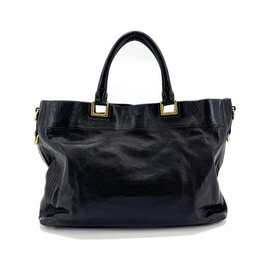 Prada Vitello Daino Leather, Black, Leather, Shoulder Bag