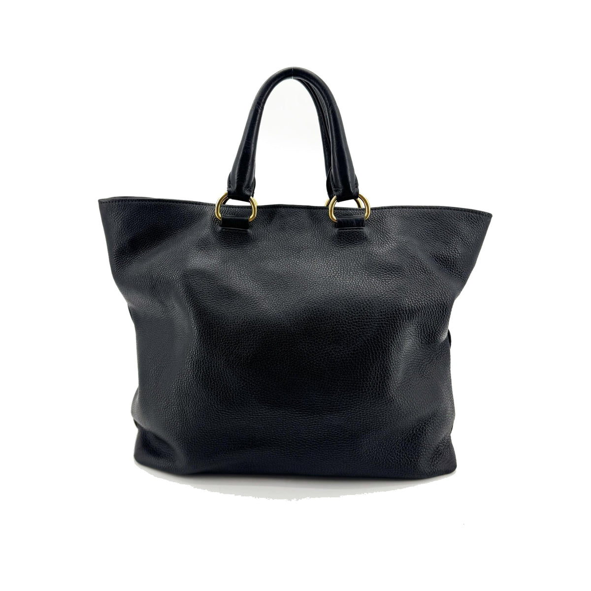 Prada Vitello Daino Leather, Black, Leather, Shoulder Bag