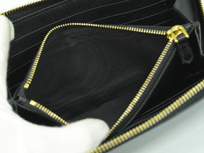 Prada Zip Around Tab Wallet - Brandsamsara
