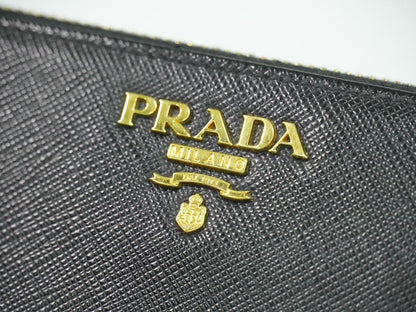 Prada Zip Around Tab Wallet - Brandsamsara