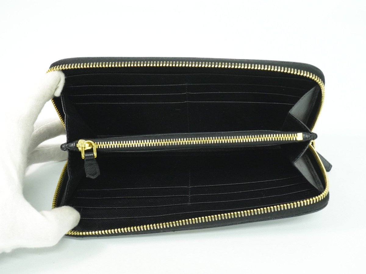 Prada Zip Around Tab Wallet - Brandsamsara