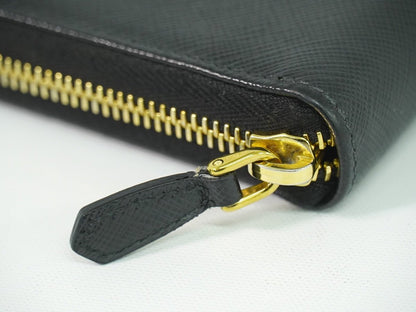 Prada Zip Around Tab Wallet - Brandsamsara