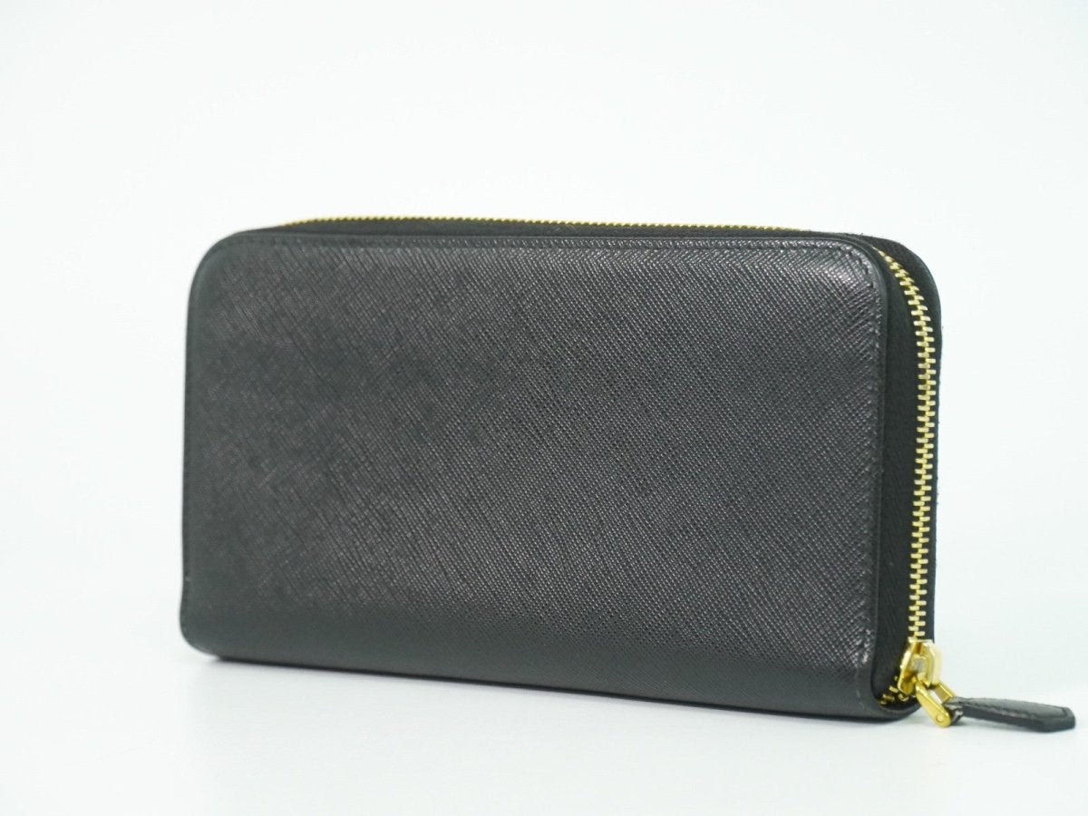 Prada Zip Around Tab Wallet - Brandsamsara