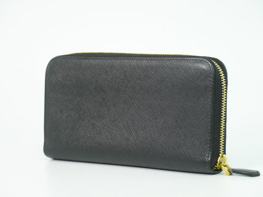 Prada Zip Around Tab Wallet - Brandsamsara