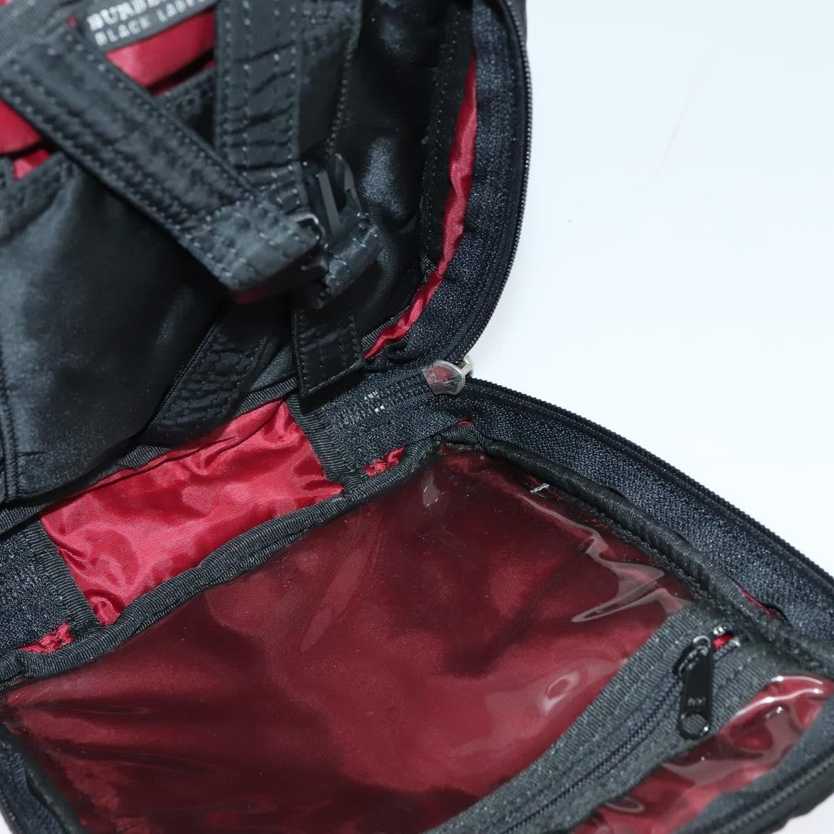 Burberry Nova check Black Label Nylon, Black, Nylon, Shoulder Bag