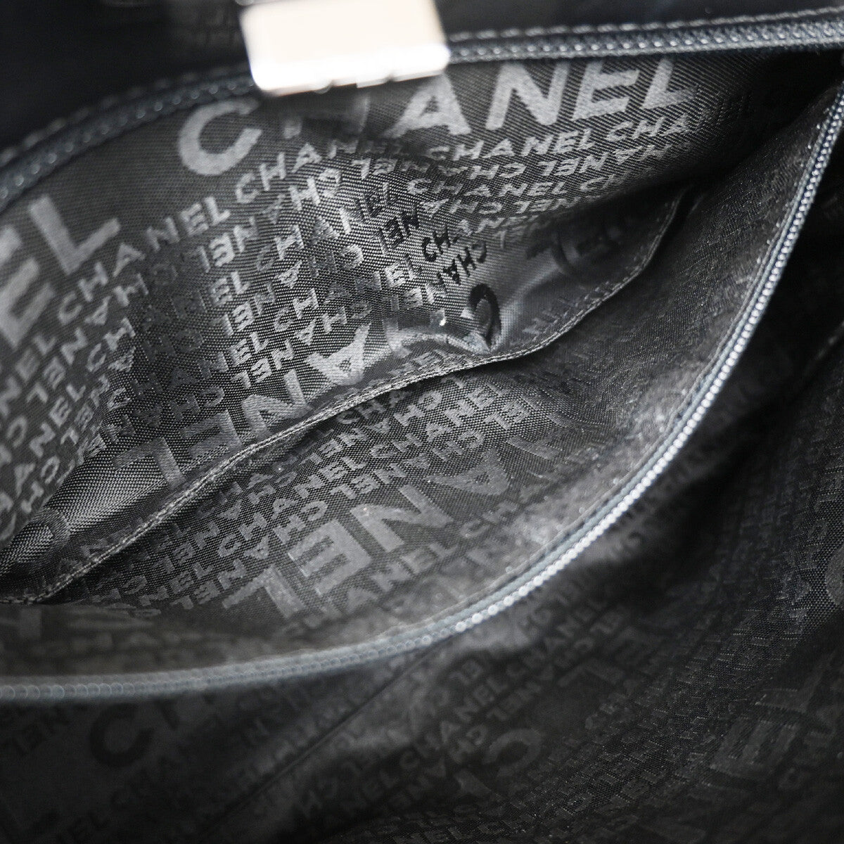 Chanel Reissue 2.55 Tote Quilted Calfskin, BLACK, PATENT_LEATHER, Shoulder bag