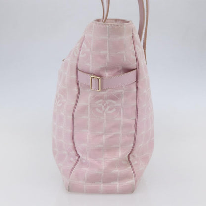 Chanel Travel Line Tote Nylon, PINK, NYLON, Tote bag