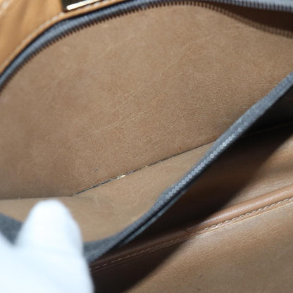 Christian Dior Vintage Honeycomb Shoulder Bag Canvas and Leather, BLACK, CANVAS, Shoulder bag
