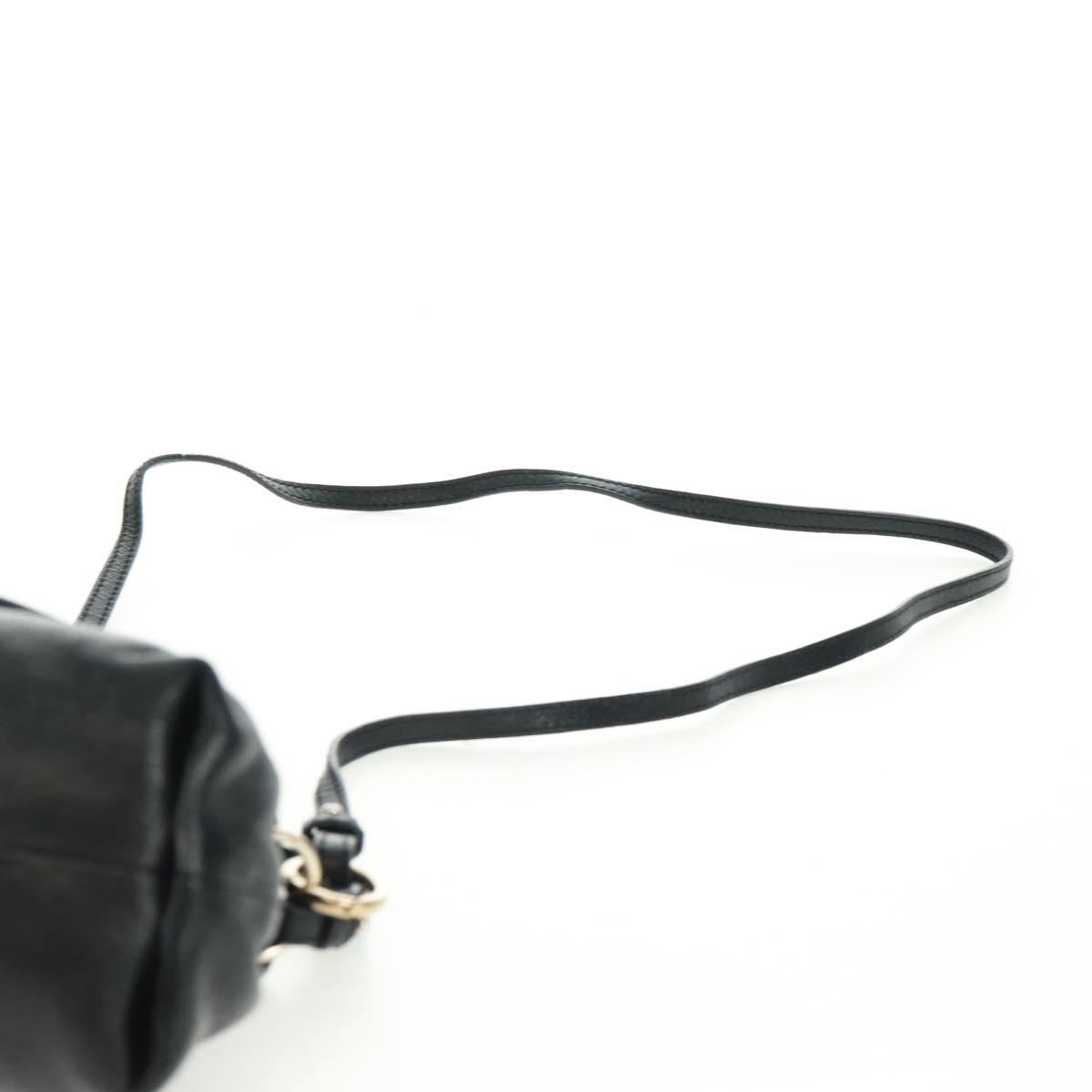 Chloe Lily Shoulder bag Leather, BLACK, LEATHER, Shoulder bag