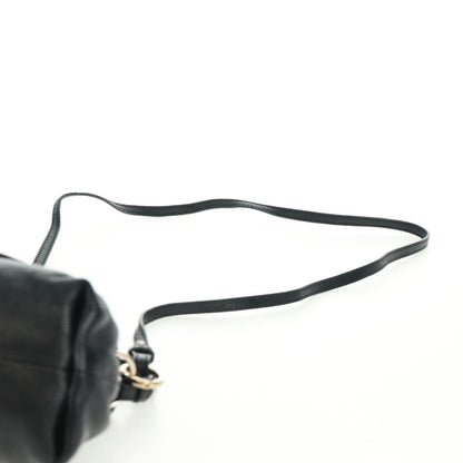 Chloe Lily Shoulder bag Leather, BLACK, LEATHER, Shoulder bag