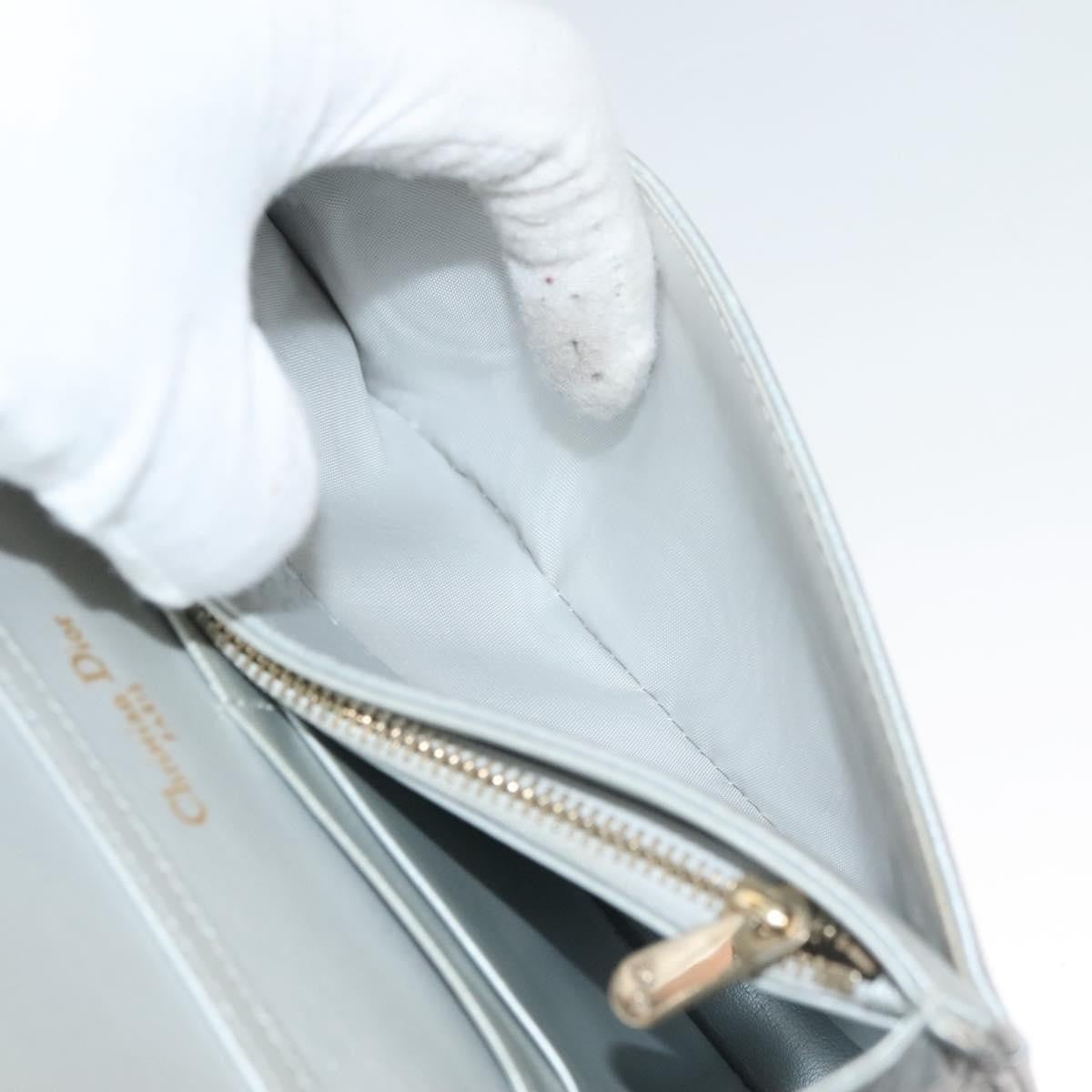 Christian Dior Diorama Wallet on Chain Leather, SILVER, LEATHER, Wallets