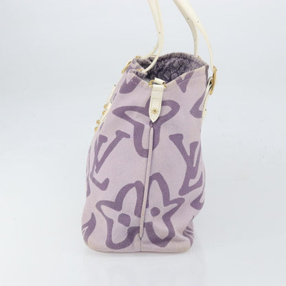 Louis Vuitton Tahitienne Cabas Canvas, PURPLE, CANVAS, Tote bag