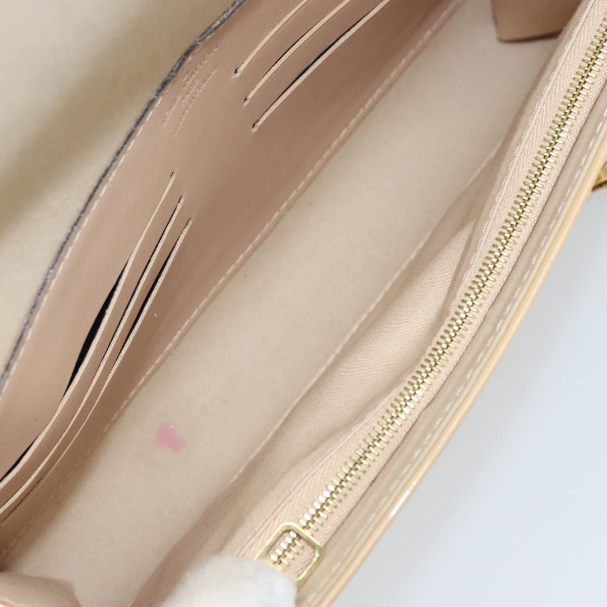 Louis Vuitton Ana Bag Monogram Vernis, YELLOW, PATENT_LEATHER, Clutche & pouche