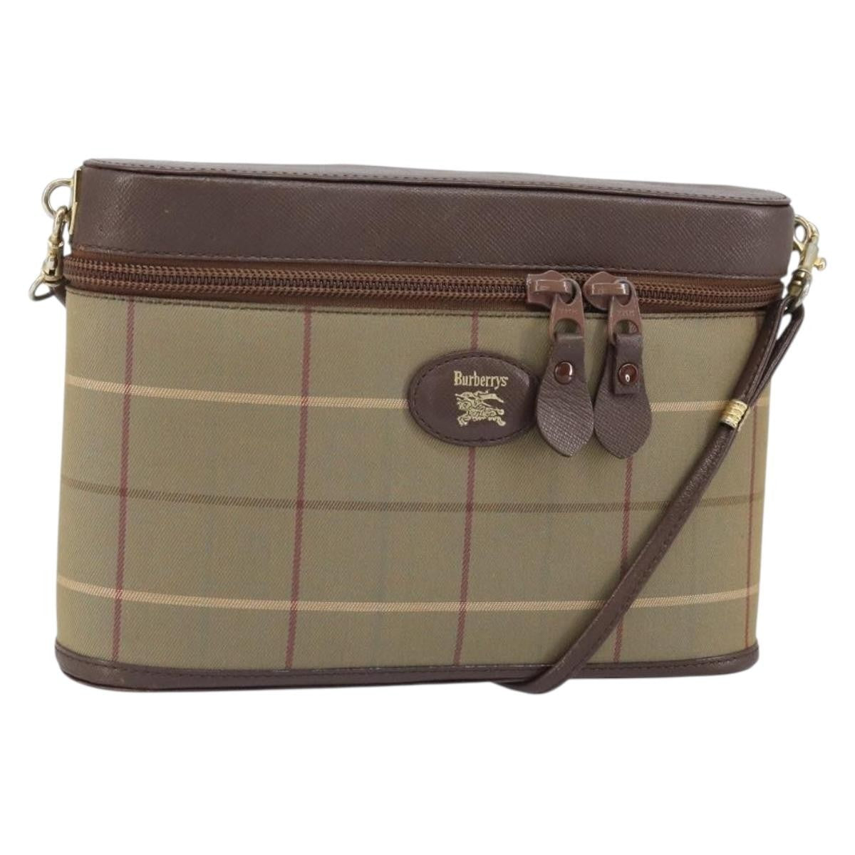 Burberry Nova check Shoulder bag Canvas, BEIGE, CANVAS, Shoulder bag