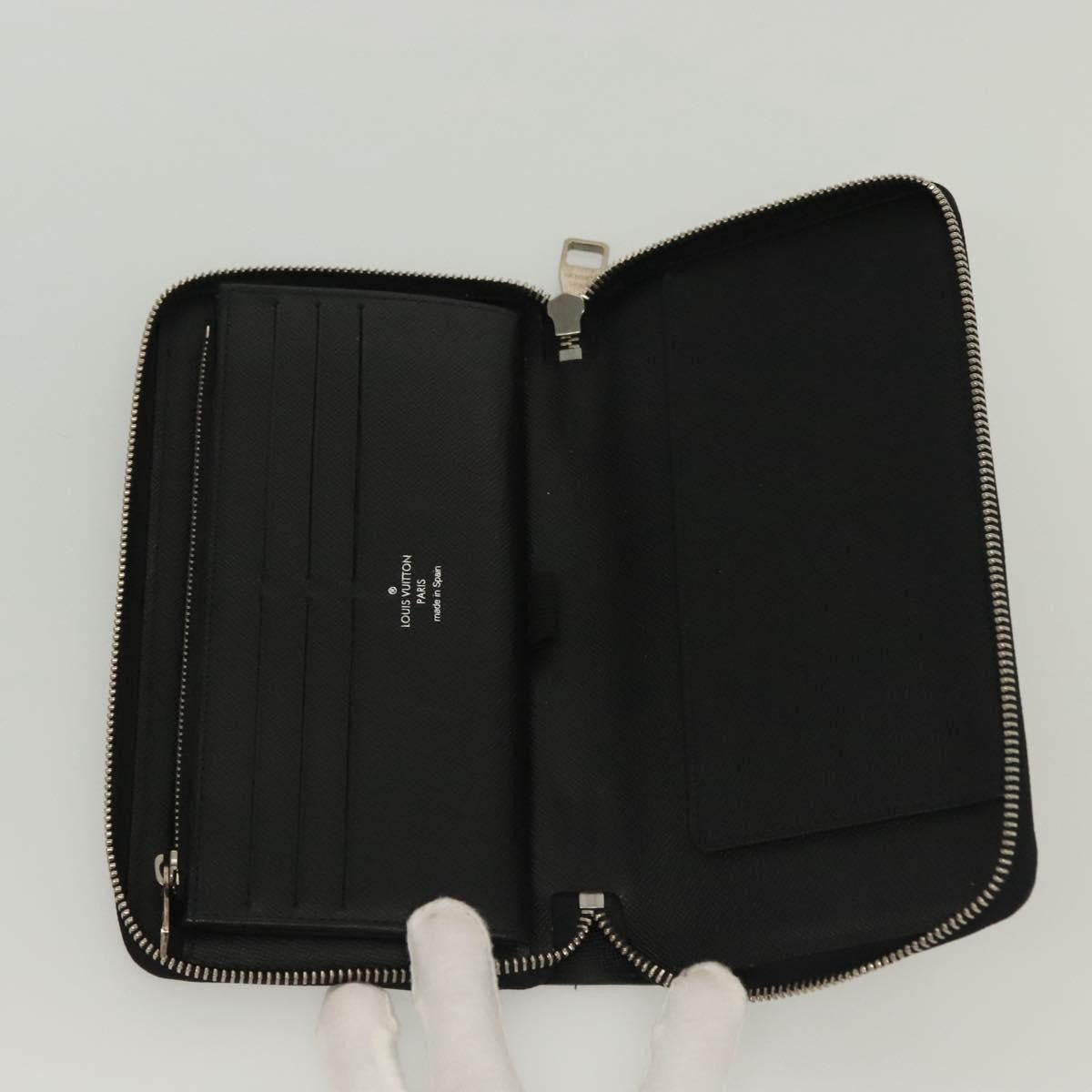 Louis Vuitton Zippy Organizer Limited Edition Damier Graphite, BLACK, CANVAS, Wallets