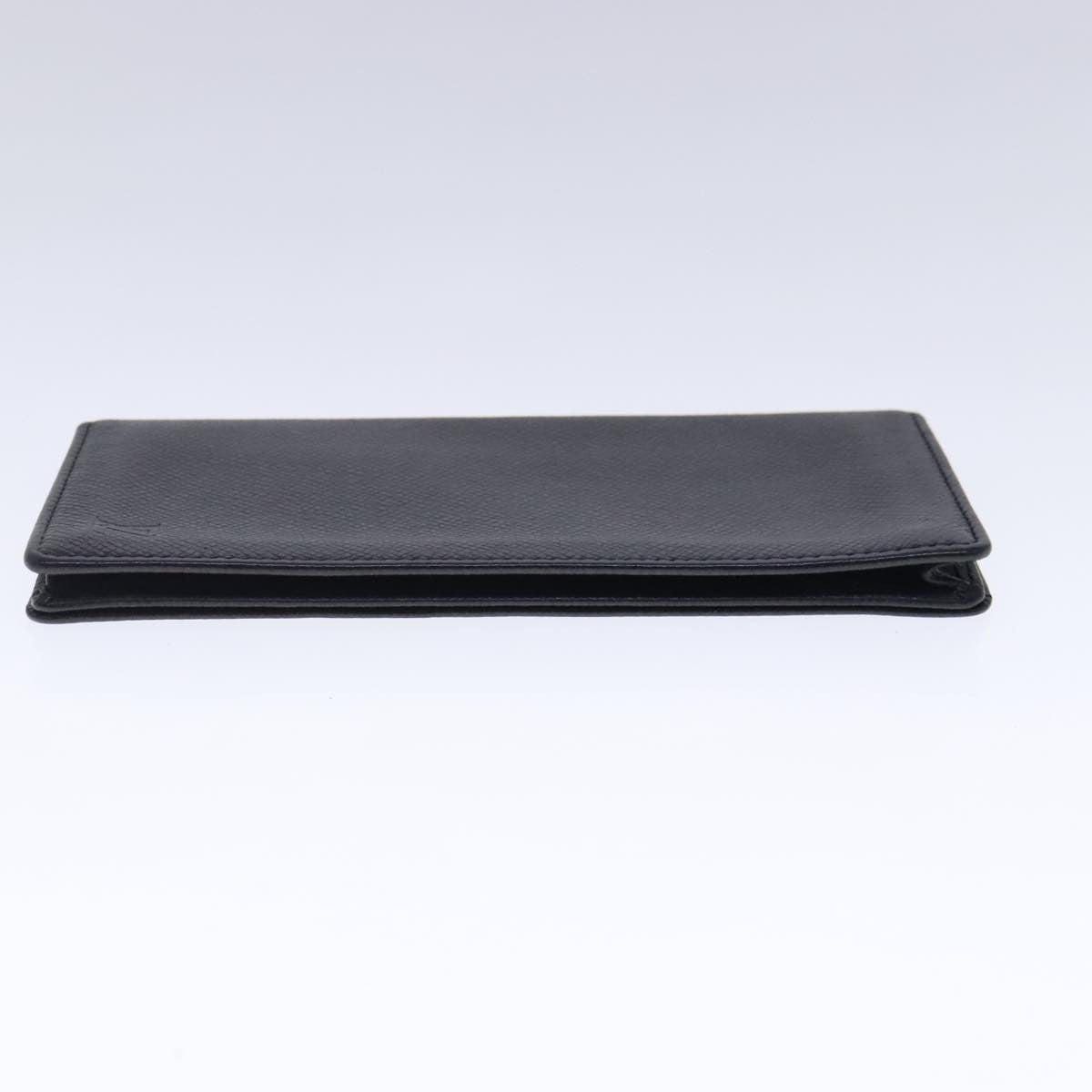 Louis Vuitton Porte Cartes Wallet Taiga Leather, BLACK, LEATHER, Wallets