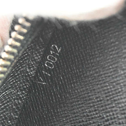 Louis Vuitton Pochette Baikal Clutch Taiga Leather, Black, Leather, Clutch