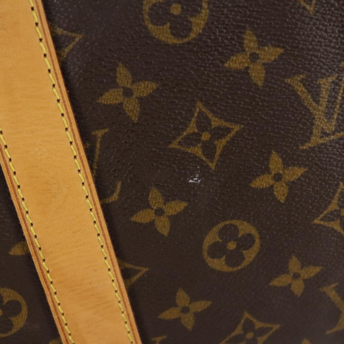 Louis Vuitton Keepall Bag Monogram Canvas, BROWN, CANVAS, Travel bag