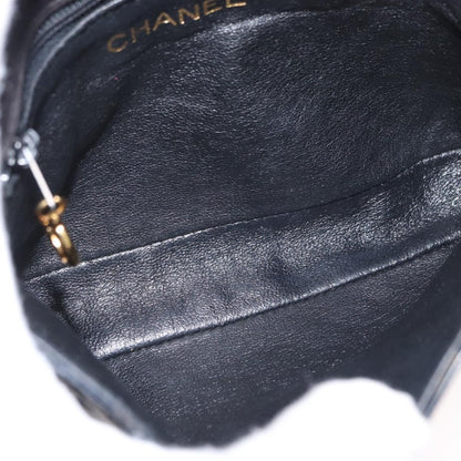 Chanel Vintage CC Flap Waist Bag Patent Leather, BLACK, PATENT_LEATHER, Clutche & pouche