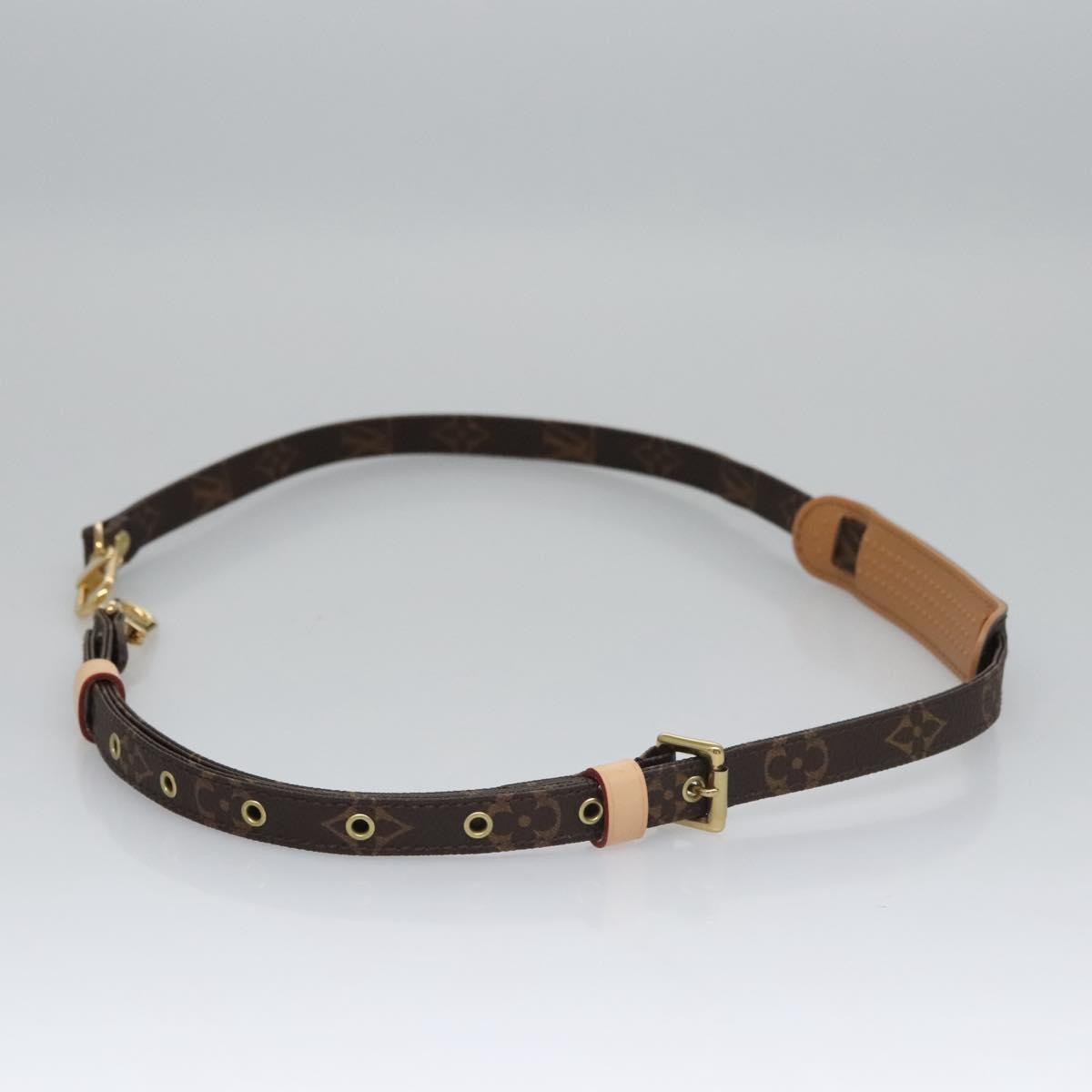 Louis Vuitton Adjustable Shoulder Strap Monogram Canvas, BROWN, CANVAS, Straps