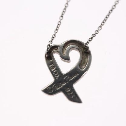 Tiffany & Co. Paloma Picasso Loving Heart Pendant Necklace Silver 925, SILVER, SILVER, Necklace