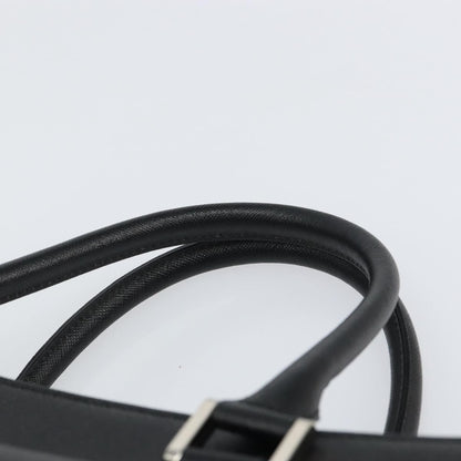 Burberry Vintage tote bag Leather, BLACK, LEATHER, Tote bag