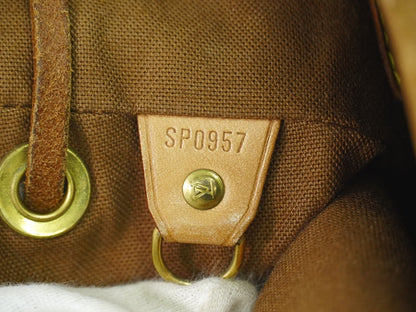 Louis Vuitton Vintage Montsouris Backpack Monogram Canvas, BROWN, CANVAS, Backpack