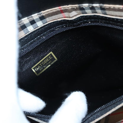 Burberry Vintage Shoulder Bag Leather, BLACK, LEATHER, Shoulder bag