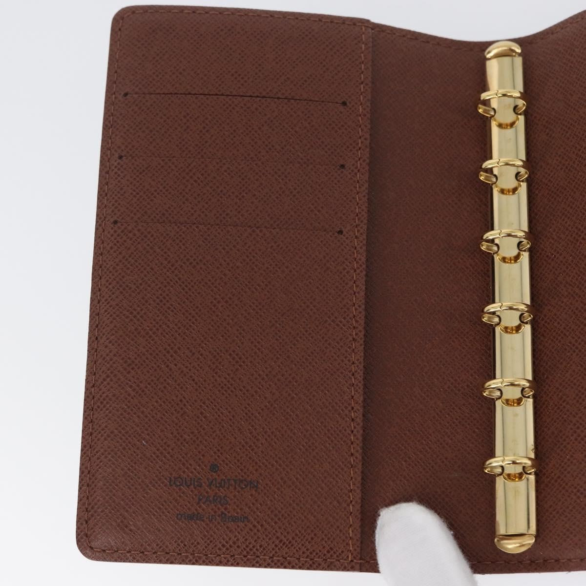 Louis Vuitton Agenda Cover Monogram Panda, Brown, Canvas, Wallet