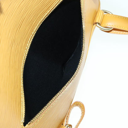 Louis Vuitton Mabillon Backpack Epi Leather, YELLOW, LEATHER, Backpack