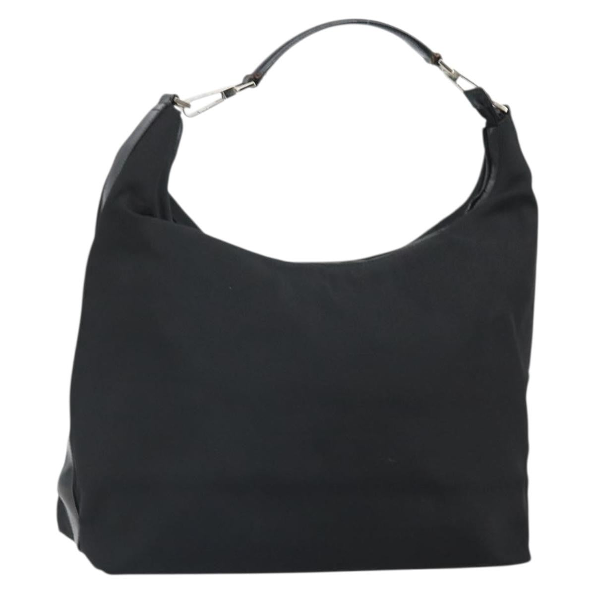 Gucci Vintage Shoulder Bag Nylon, BLACK, NYLON, Shoulder bag