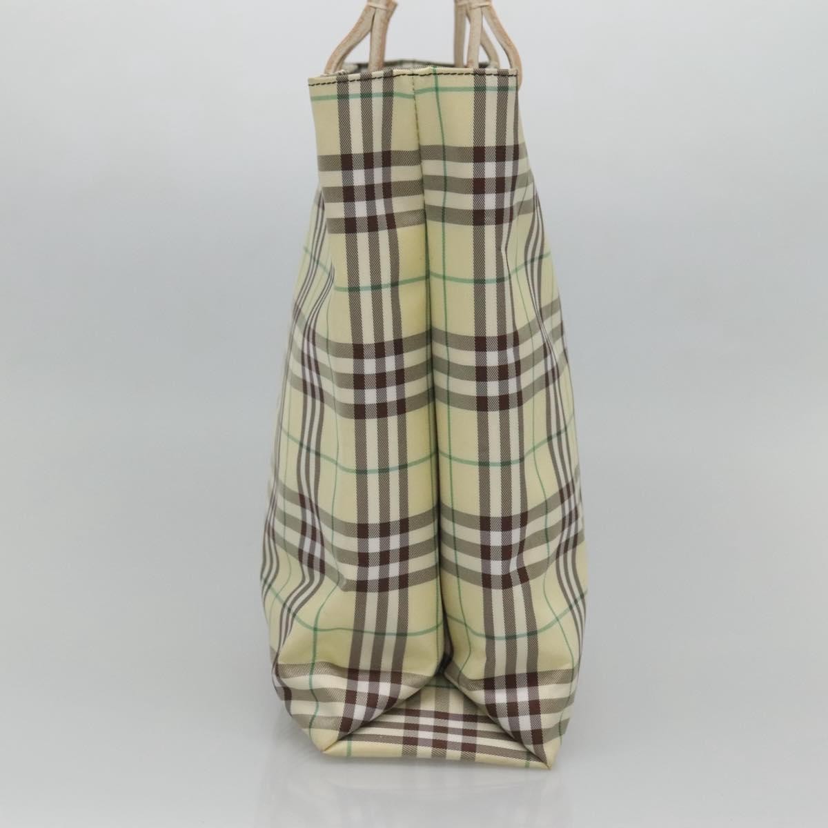 Burberry Nova Handbag Check Pattern, GREEN, NYLON, Handbag