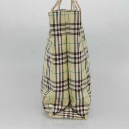 Burberry Nova Handbag Check Pattern, GREEN, NYLON, Handbag