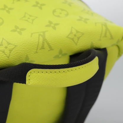 Louis Vuitton Discovery Backpack Monogram Taigarama, Yellow, Leather, Backpack