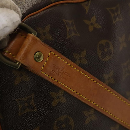 Louis Vuitton Keepall Bandouliere Bag Monogram Canvas, BROWN, CANVAS, Travel bag