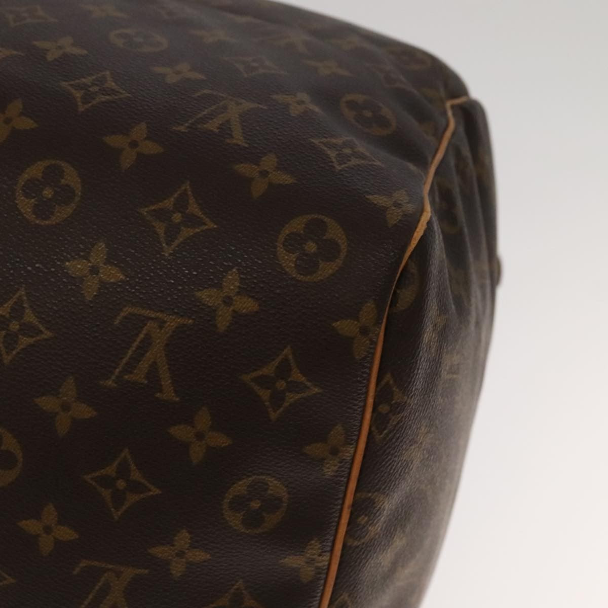 Louis Vuitton Keepall Bag Monogram Canvas, BROWN, CANVAS, Travel bag