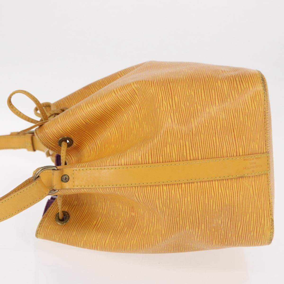 Louis Vuitton Petit Noe Handbag Epi Leather, YELLOW, LEATHER, Shoulder bag