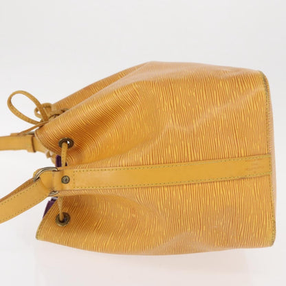 Louis Vuitton Petit Noe Handbag Epi Leather, YELLOW, LEATHER, Shoulder bag