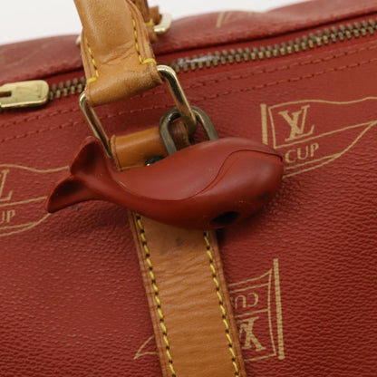 Louis Vuitton Cup Garment Cover Coated Canvas, Red, PVC, Travel Bag